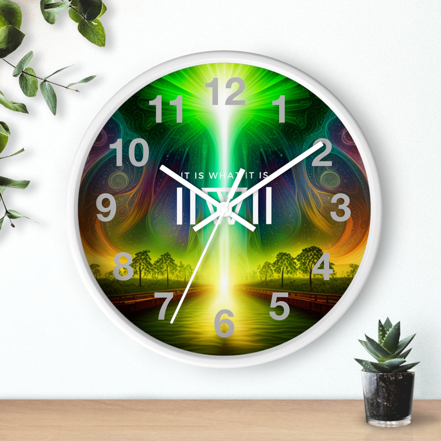 Wall Clock - IIWII logo "Higher Place" Clock