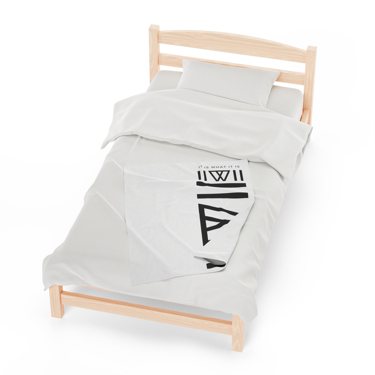 IIWII branded *LOGO* Velveteen Plush Blanket