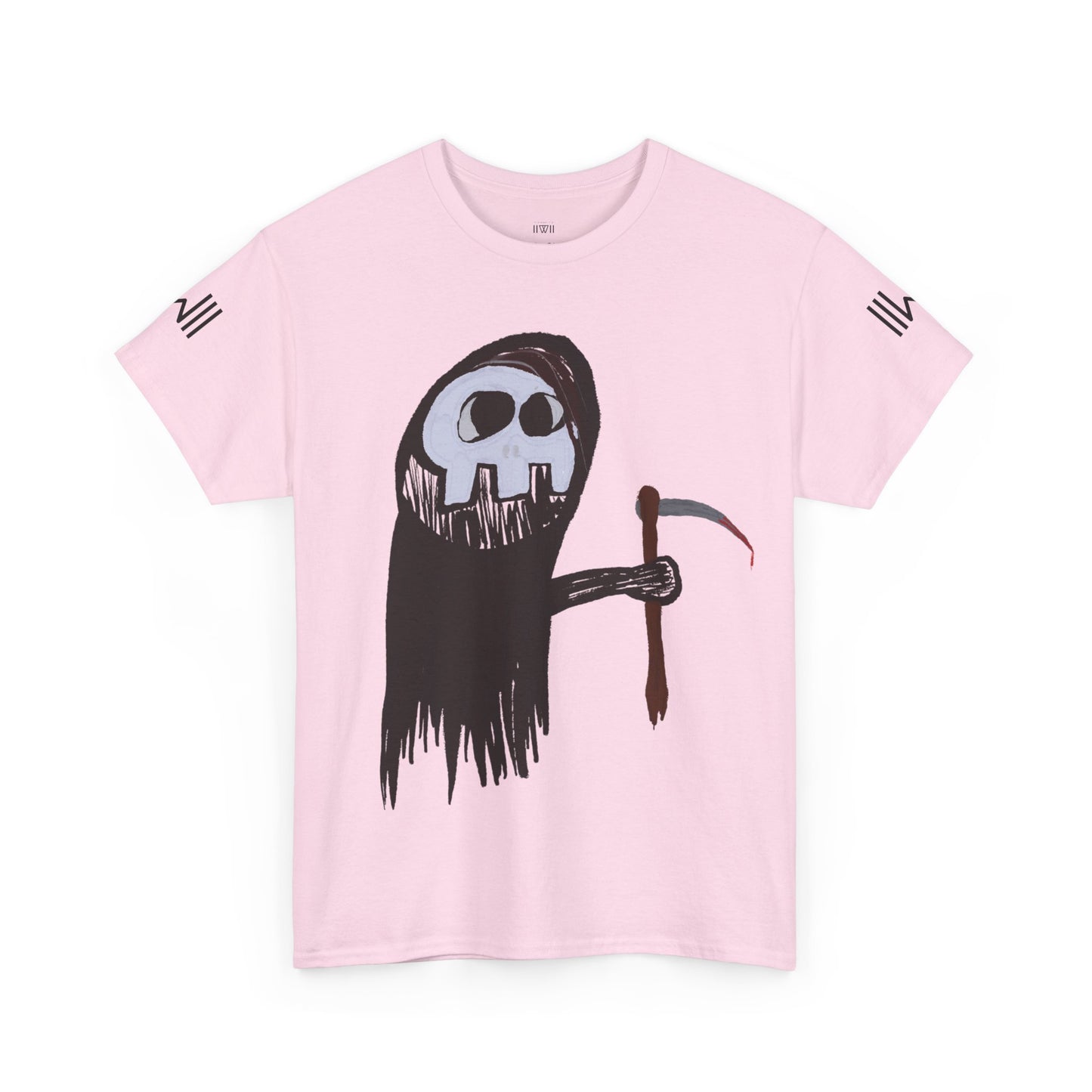 Brian the Grim Reaper Heavy Cotton Graphic Tee - Edgy Casual Wear
