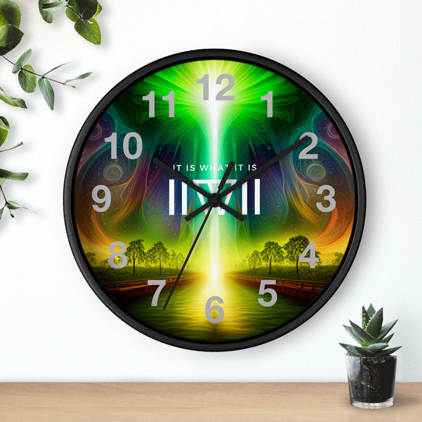 Wall Clock - IIWII logo "Higher Place" Clock