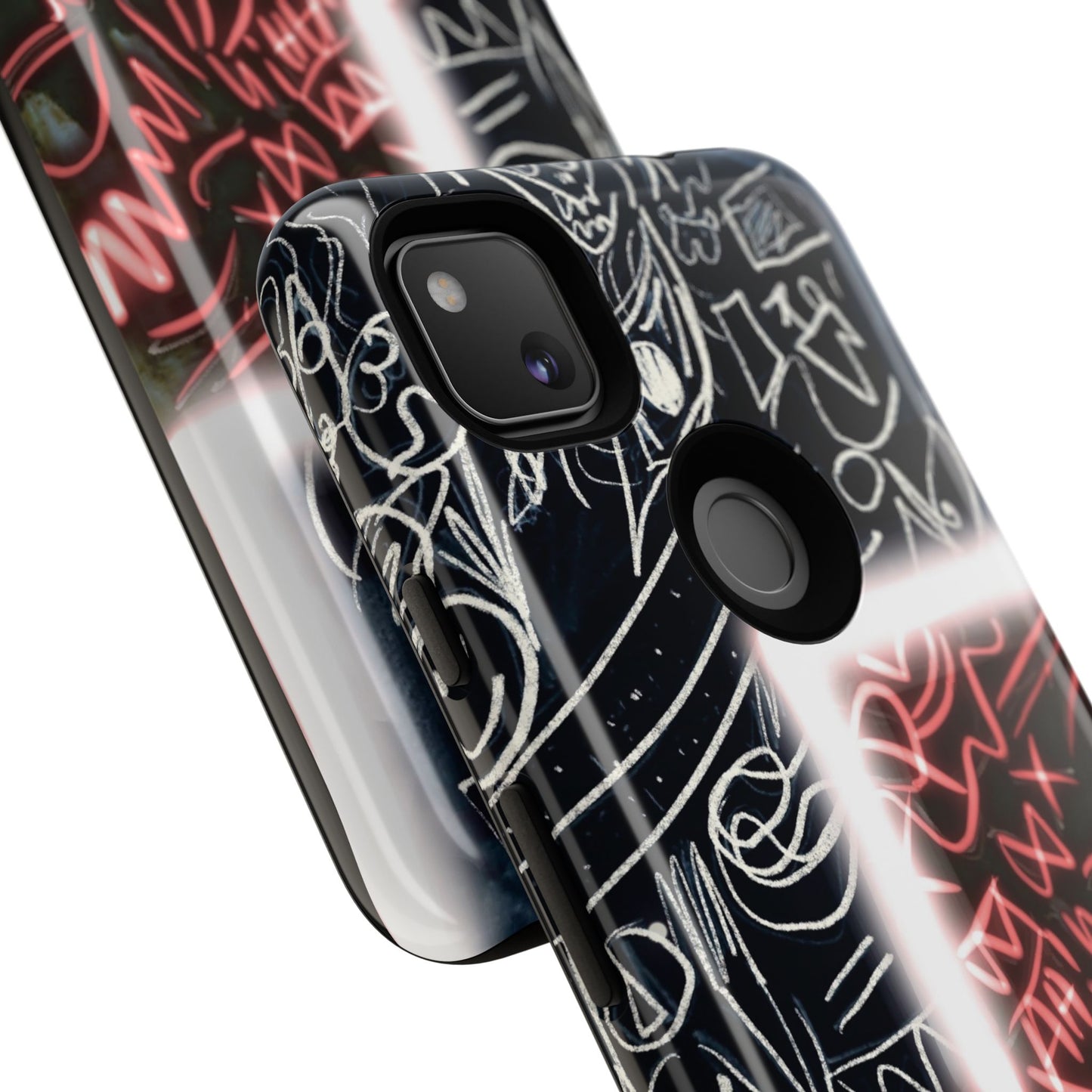 Artistic Phone Case - Unique Design with Quote