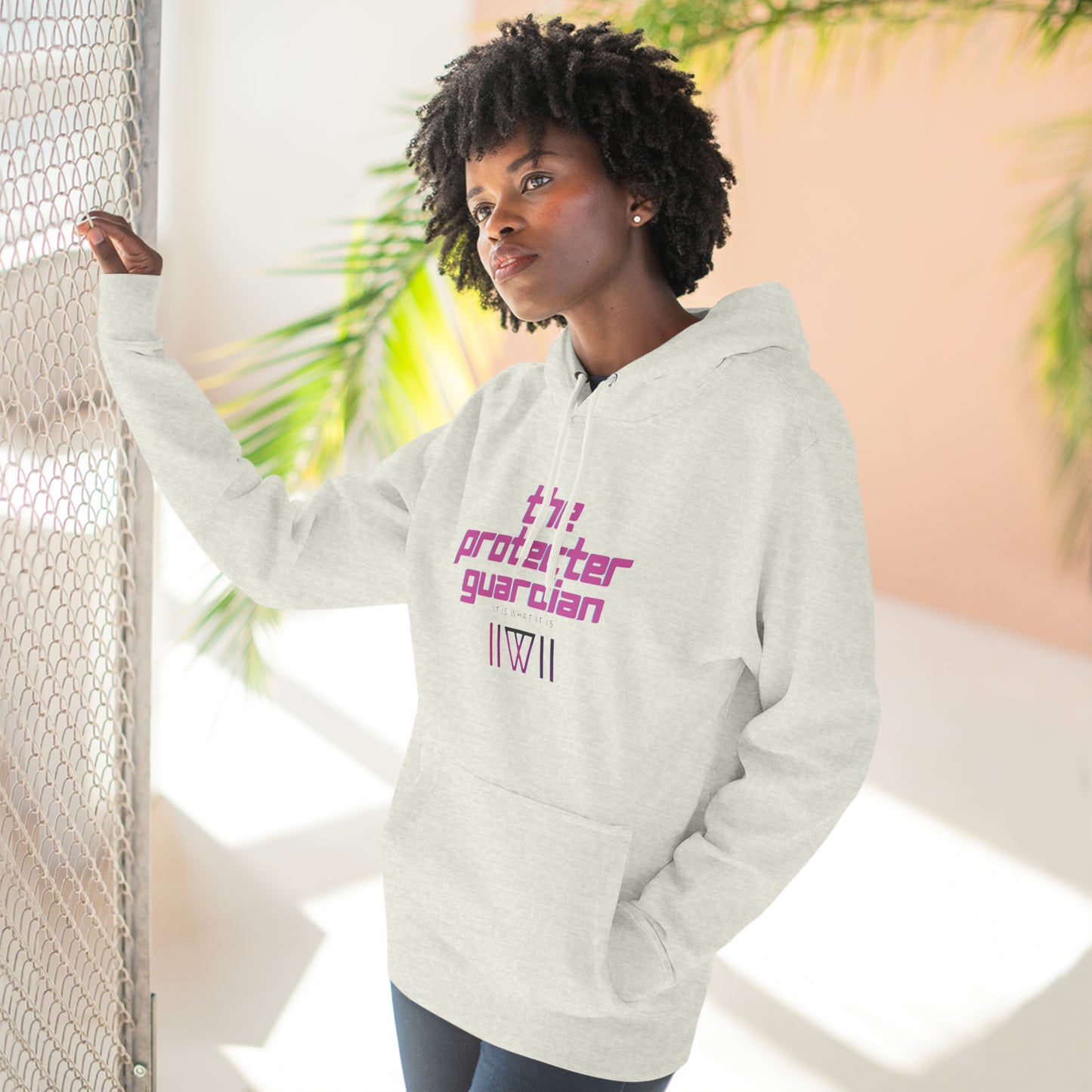 Hoody "Inter-dimensional, crumble bunnies" This is The Protector Guardian,  Unisex Premium Pullover Hoodie