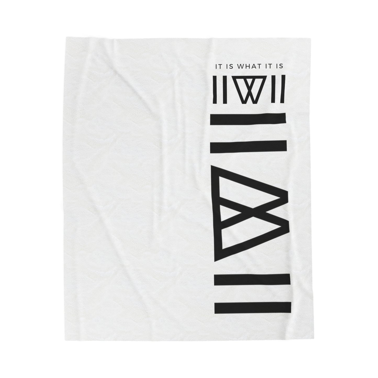IIWII branded *LOGO* Velveteen Plush Blanket