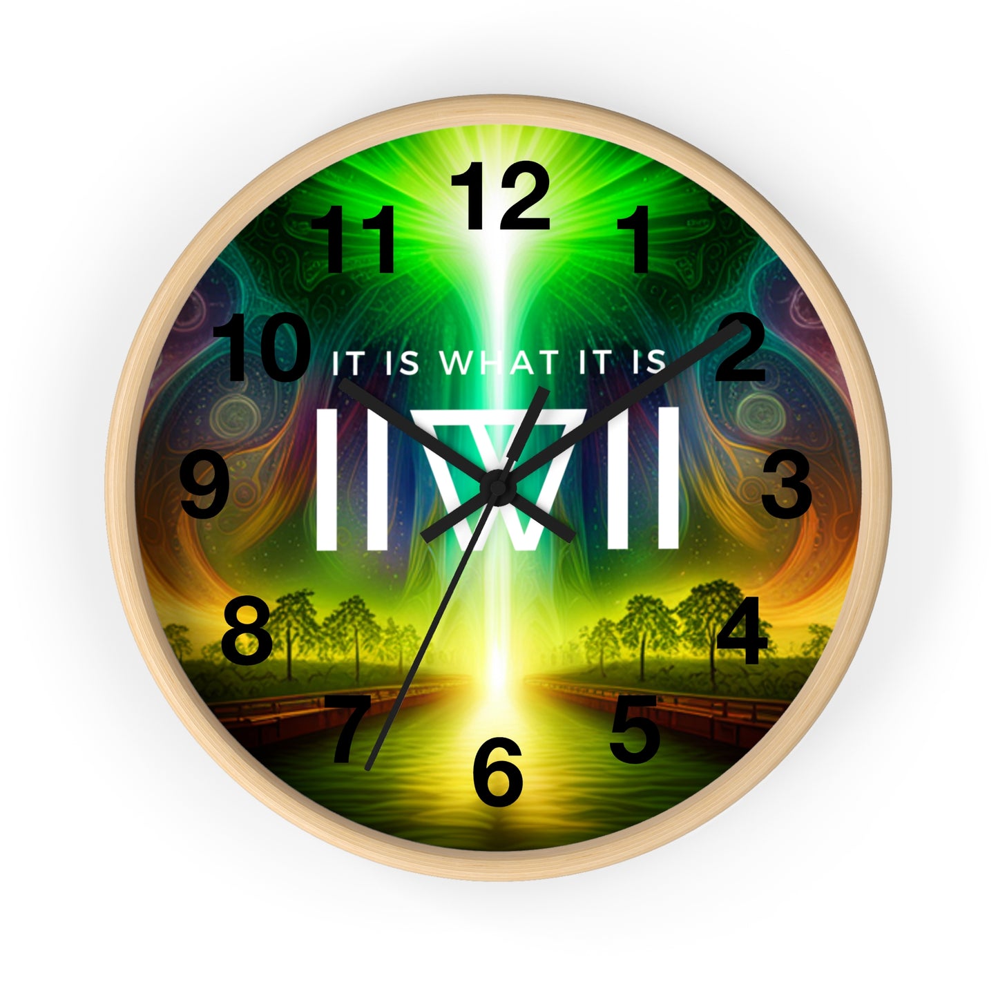 Wall Clock - IIWII logo "Higher Place" Clock