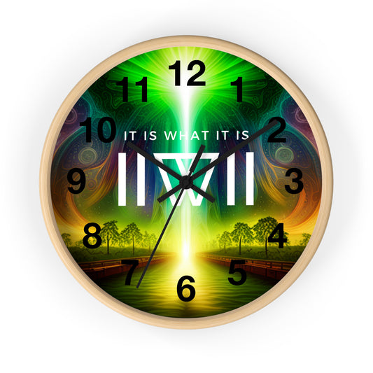 Wall Clock - IIWII logo "Higher Place" Clock