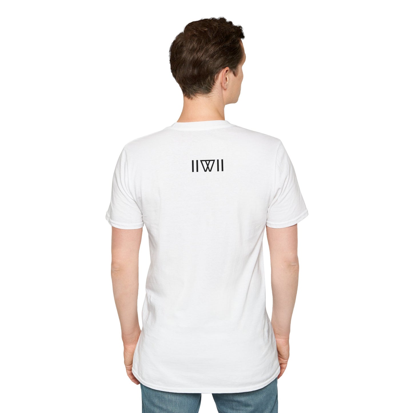 T-Shirt - The Big Logo - IIWII "It Is What It Is" pastel rainbow Unisex Soft style T-Shirt tee