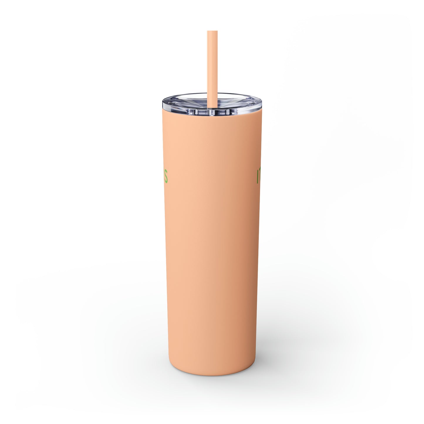 Water Bottle Flask Tumbler - IIWII Skinny Tumbler with Straw, 20oz