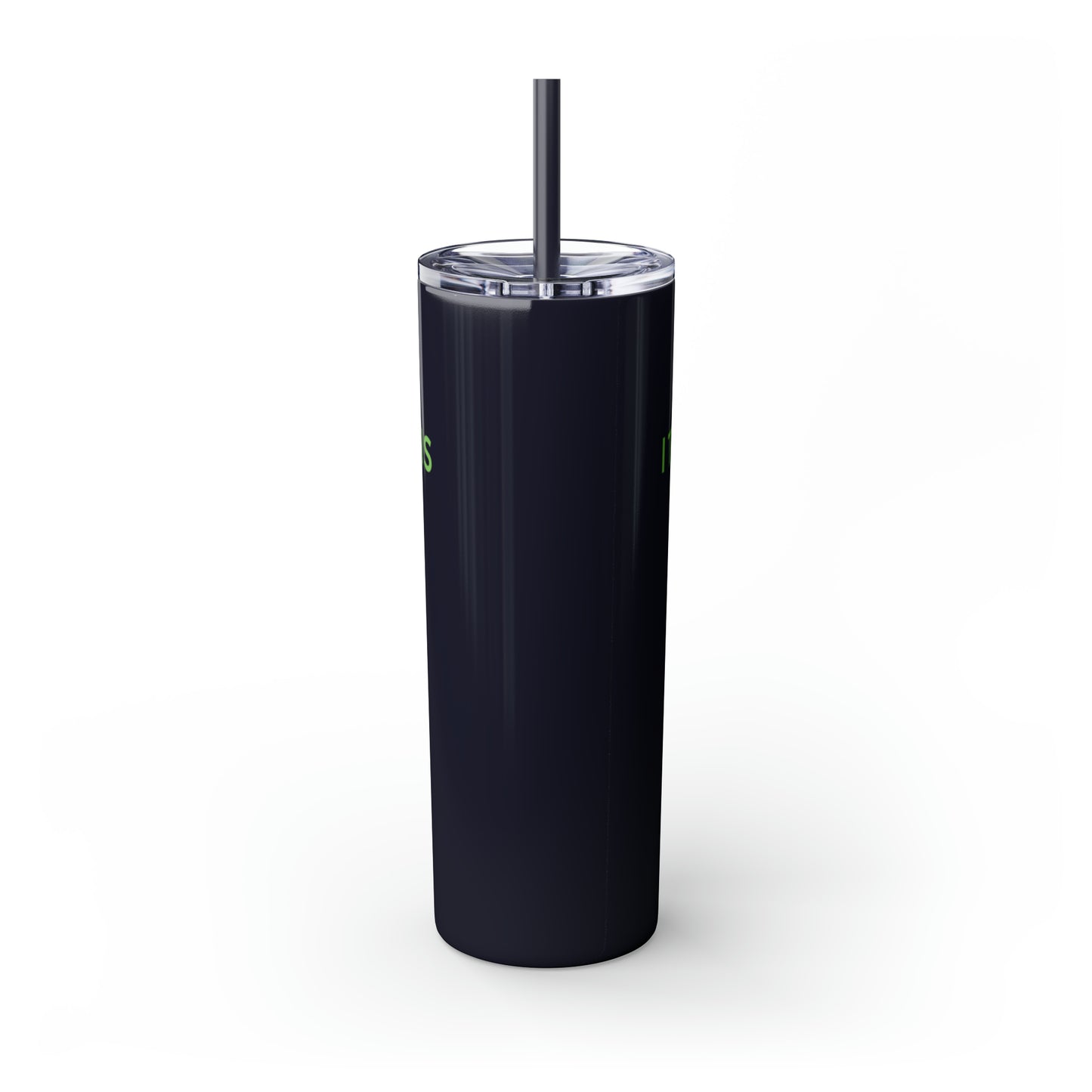 Water Bottle Flask Tumbler - IIWII Skinny Tumbler with Straw, 20oz