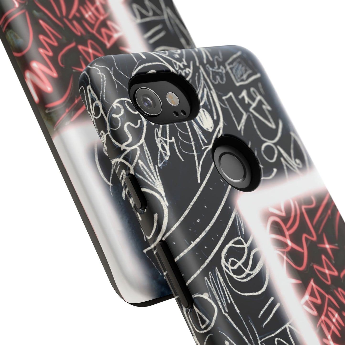 Artistic Phone Case - Unique Design with Quote