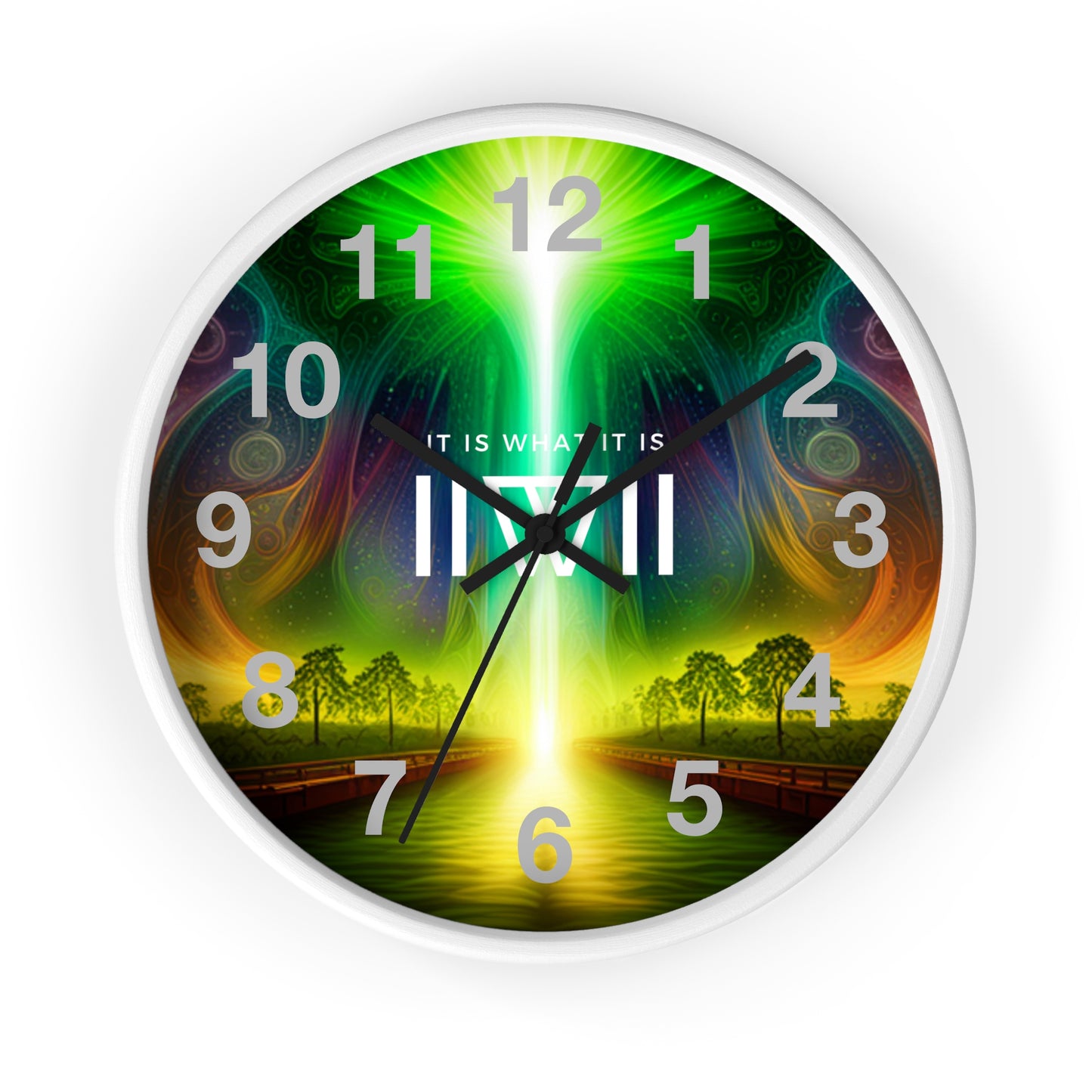 Wall Clock - IIWII logo "Higher Place" Clock