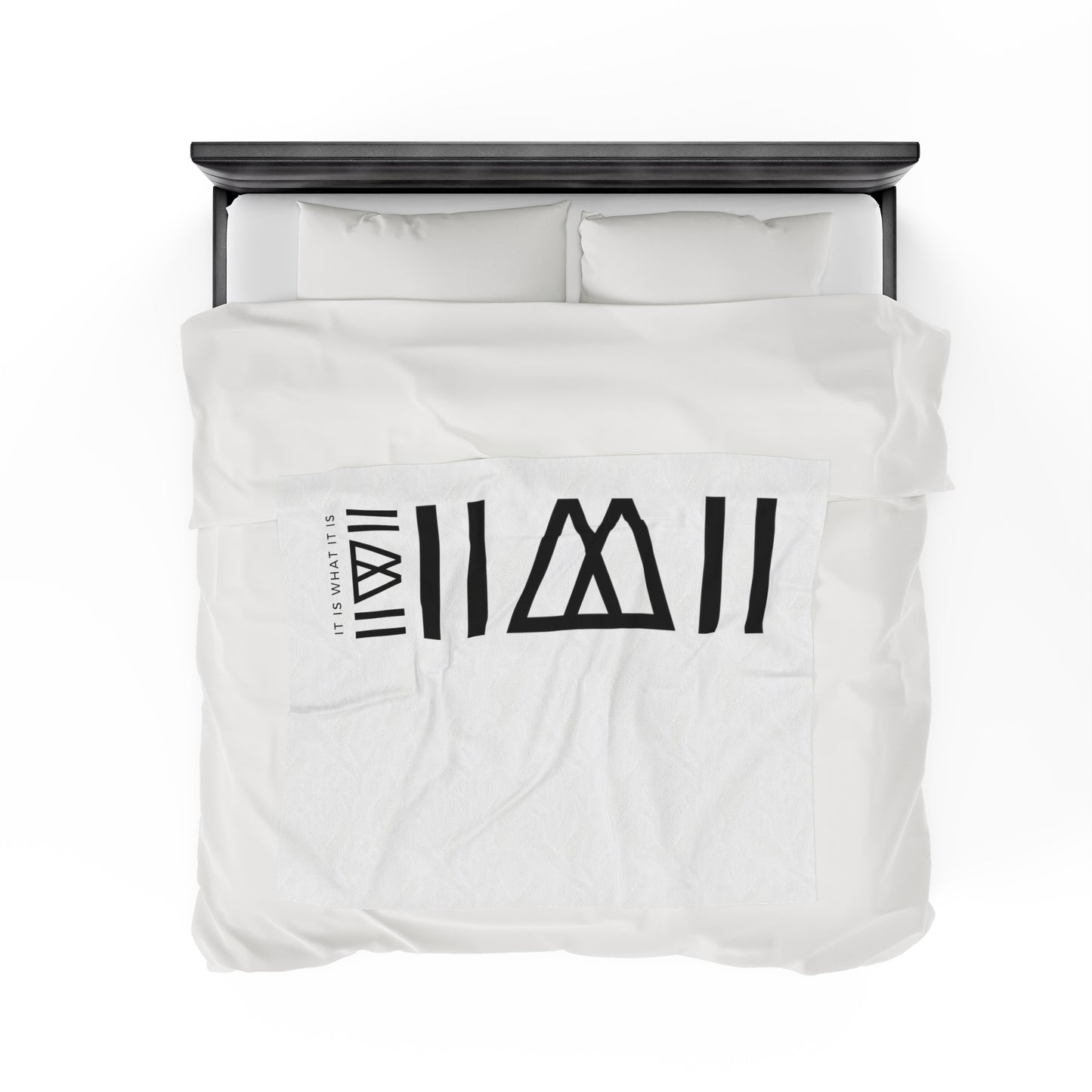 IIWII branded *LOGO* Velveteen Plush Blanket