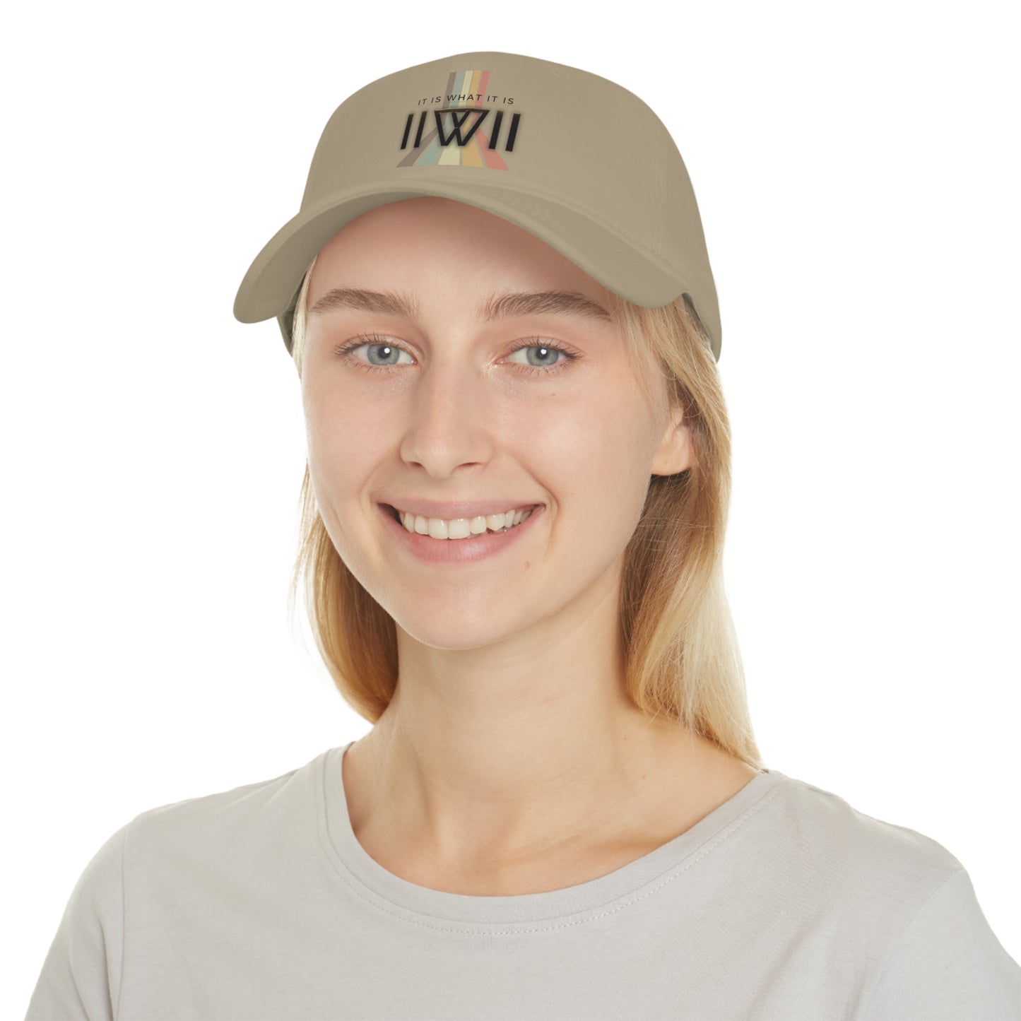 Baseball Cap IIWII pastel rainbow Low Profile