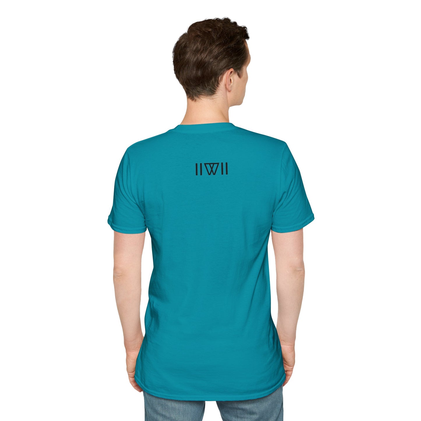 T-Shirt - The Big Logo - IIWII "It Is What It Is" pastel rainbow Unisex Soft style T-Shirt tee