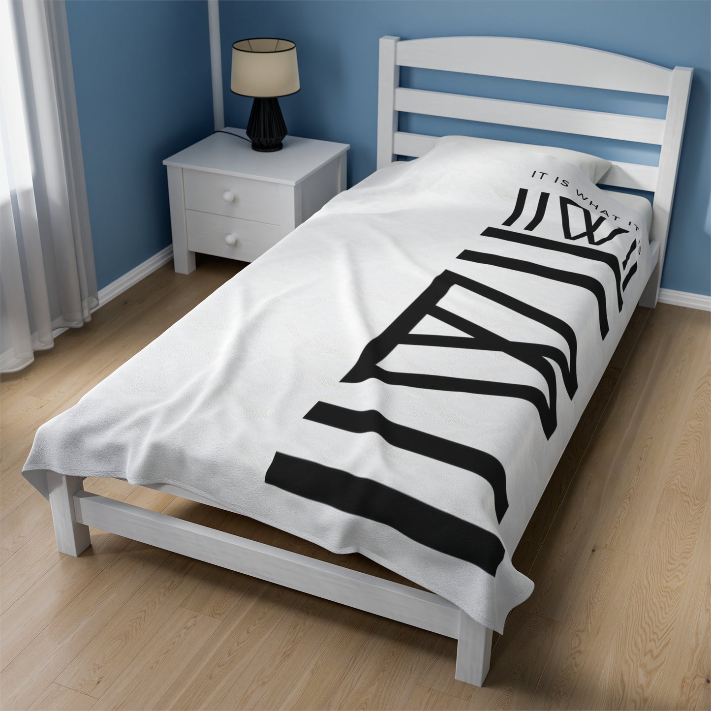IIWII branded *LOGO* Velveteen Plush Blanket