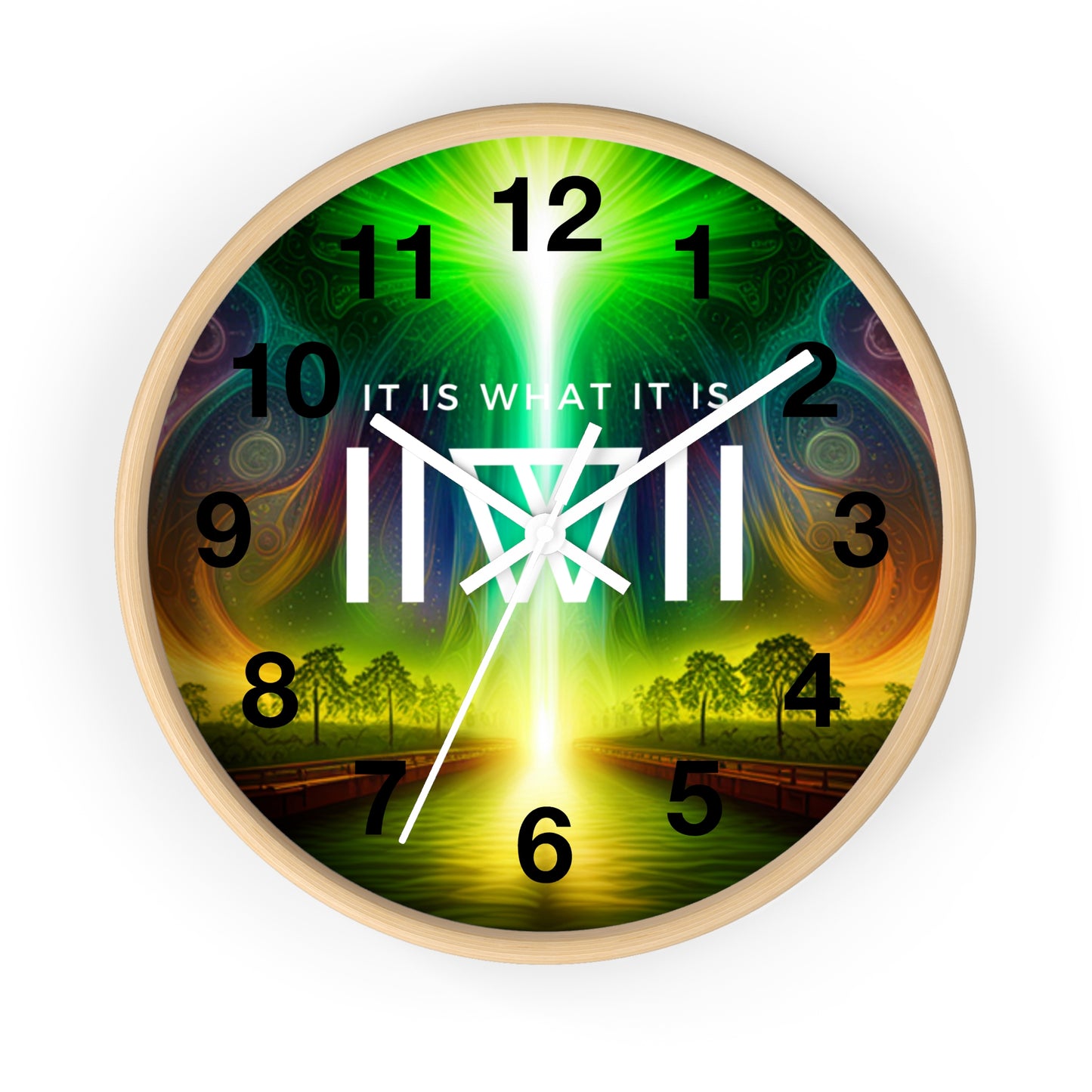Wall Clock - IIWII logo "Higher Place" Clock