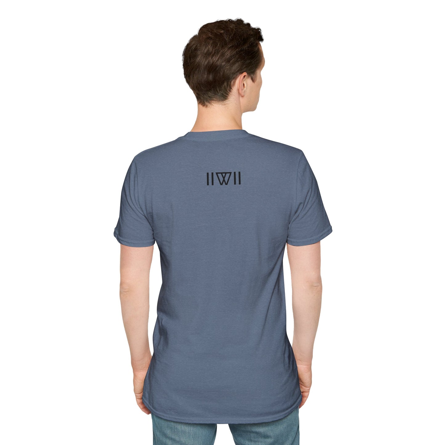 T-Shirt - The Big Logo - IIWII "It Is What It Is" pastel rainbow Unisex Soft style T-Shirt tee