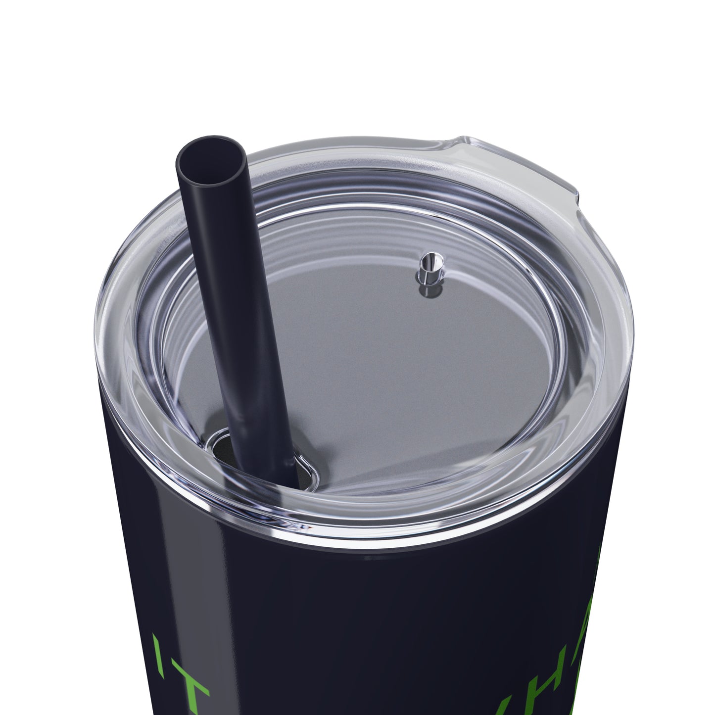 Water Bottle Flask Tumbler - IIWII Skinny Tumbler with Straw, 20oz