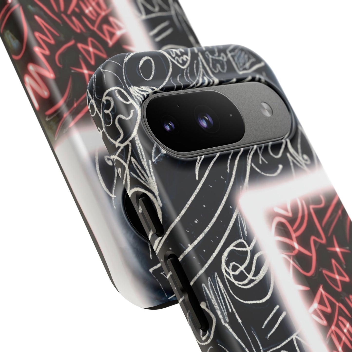 Artistic Phone Case - Unique Design with Quote