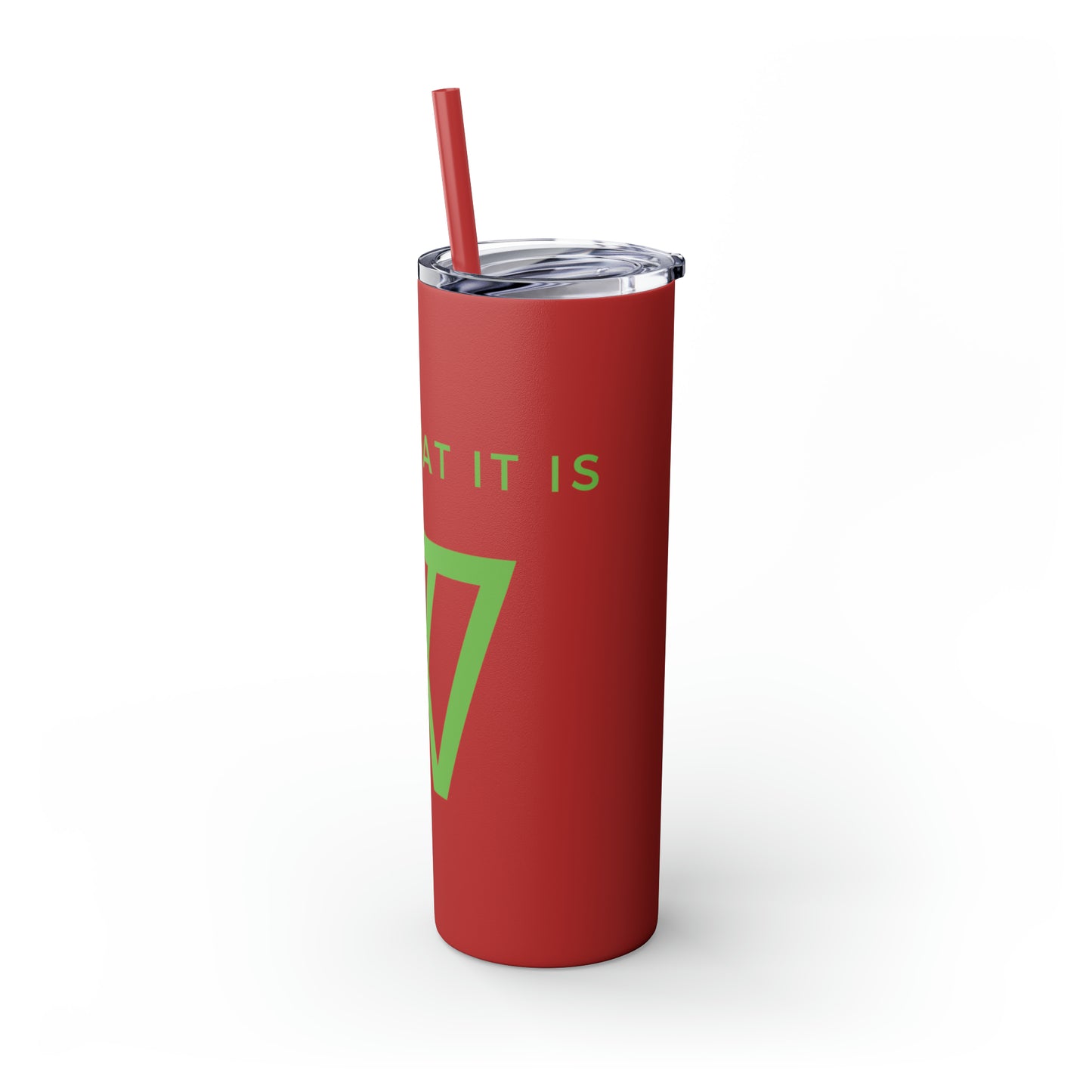 Water Bottle Flask Tumbler - IIWII Skinny Tumbler with Straw, 20oz