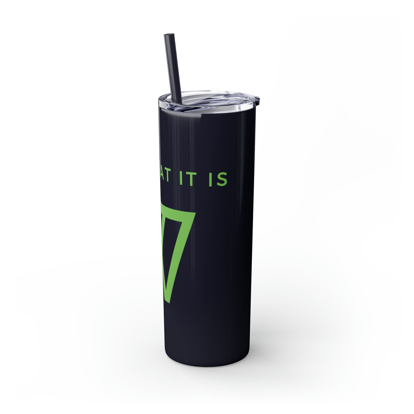 Water Bottle Flask Tumbler - IIWII Skinny Tumbler with Straw, 20oz