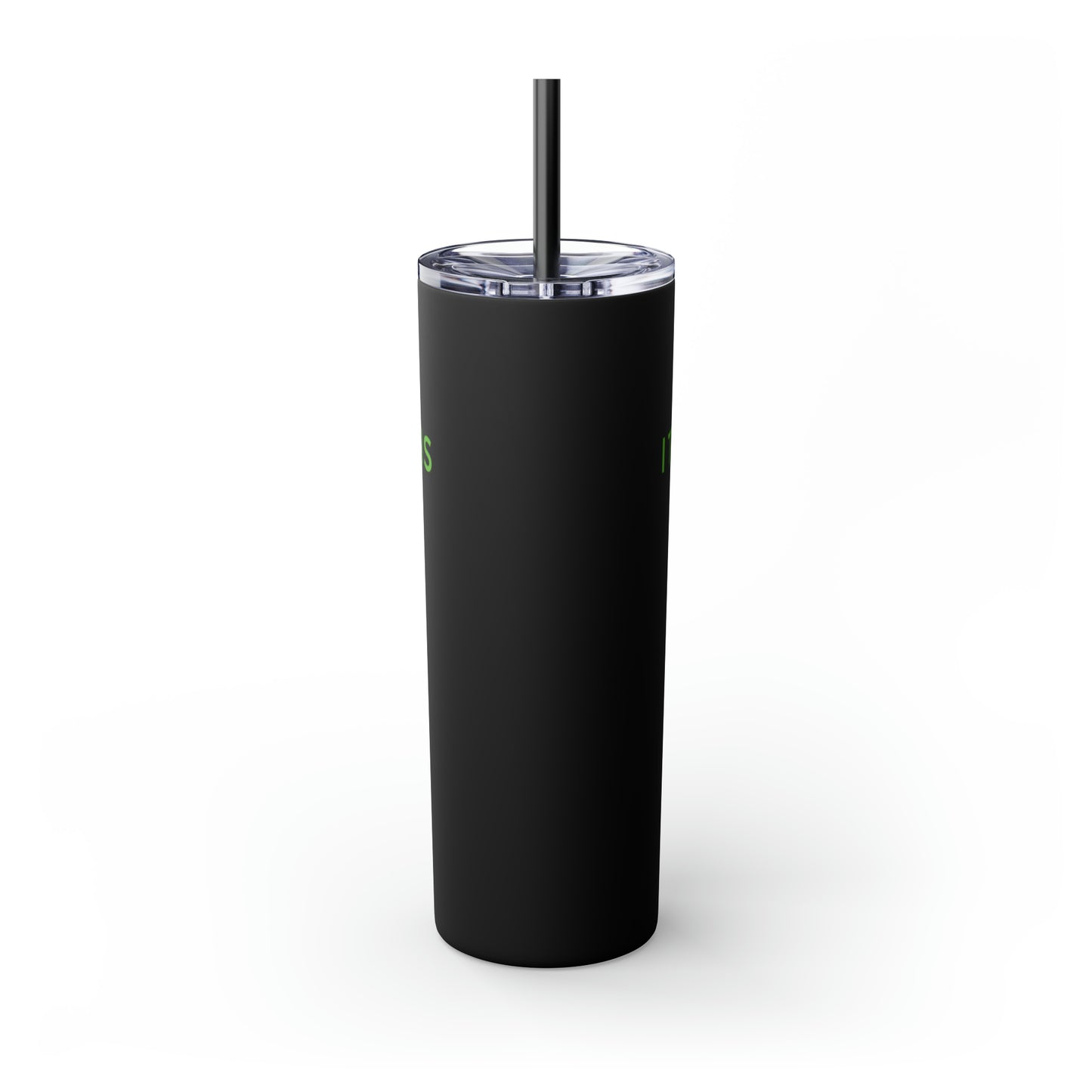 Water Bottle Flask Tumbler - IIWII Skinny Tumbler with Straw, 20oz