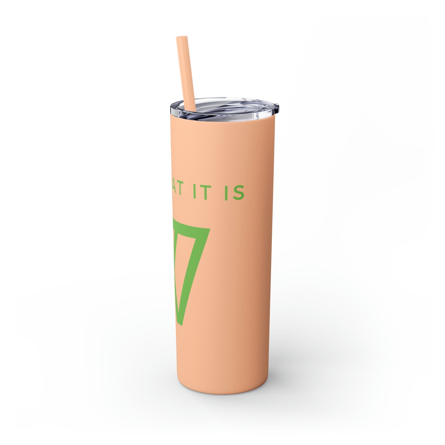 Water Bottle Flask Tumbler - IIWII Skinny Tumbler with Straw, 20oz