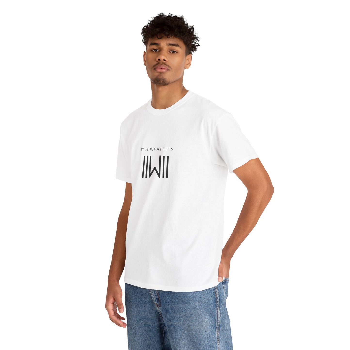 T-Shirt - IIWII "It Is What It Is" logo - Unisex Heavy Cotton Tee Shirt