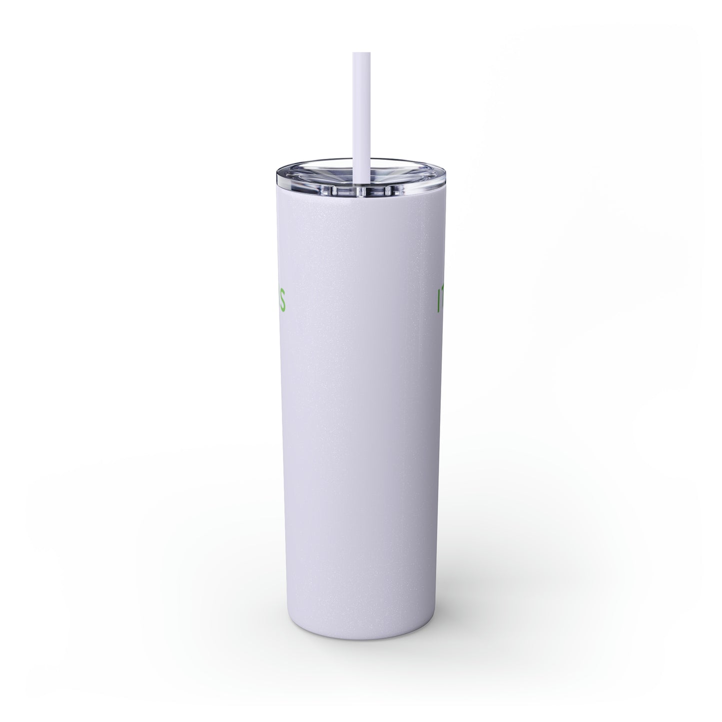 Water Bottle Flask Tumbler - IIWII Skinny Tumbler with Straw, 20oz