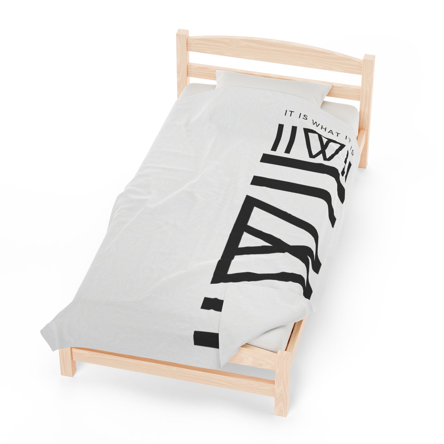 IIWII branded *LOGO* Velveteen Plush Blanket
