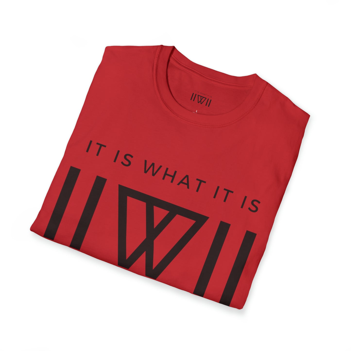 T-Shirt - The Big Logo - IIWII "It Is What It Is" Unisex Soft style T-Shirt tee