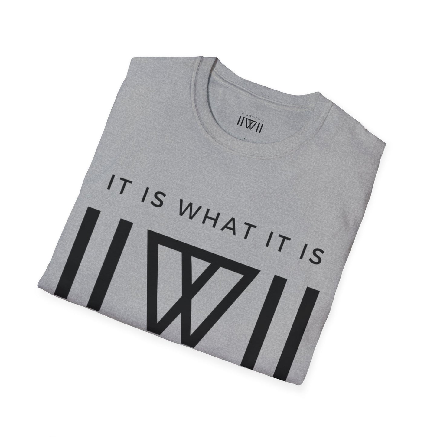 T-Shirt - The Big Logo - IIWII "It Is What It Is" Unisex Soft style T-Shirt tee