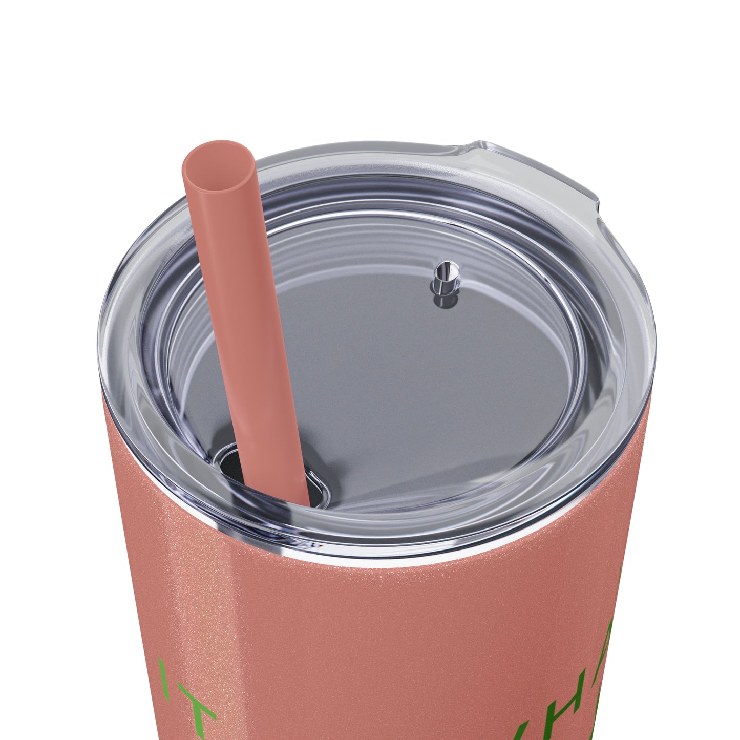 Water Bottle Flask Tumbler - IIWII Skinny Tumbler with Straw, 20oz