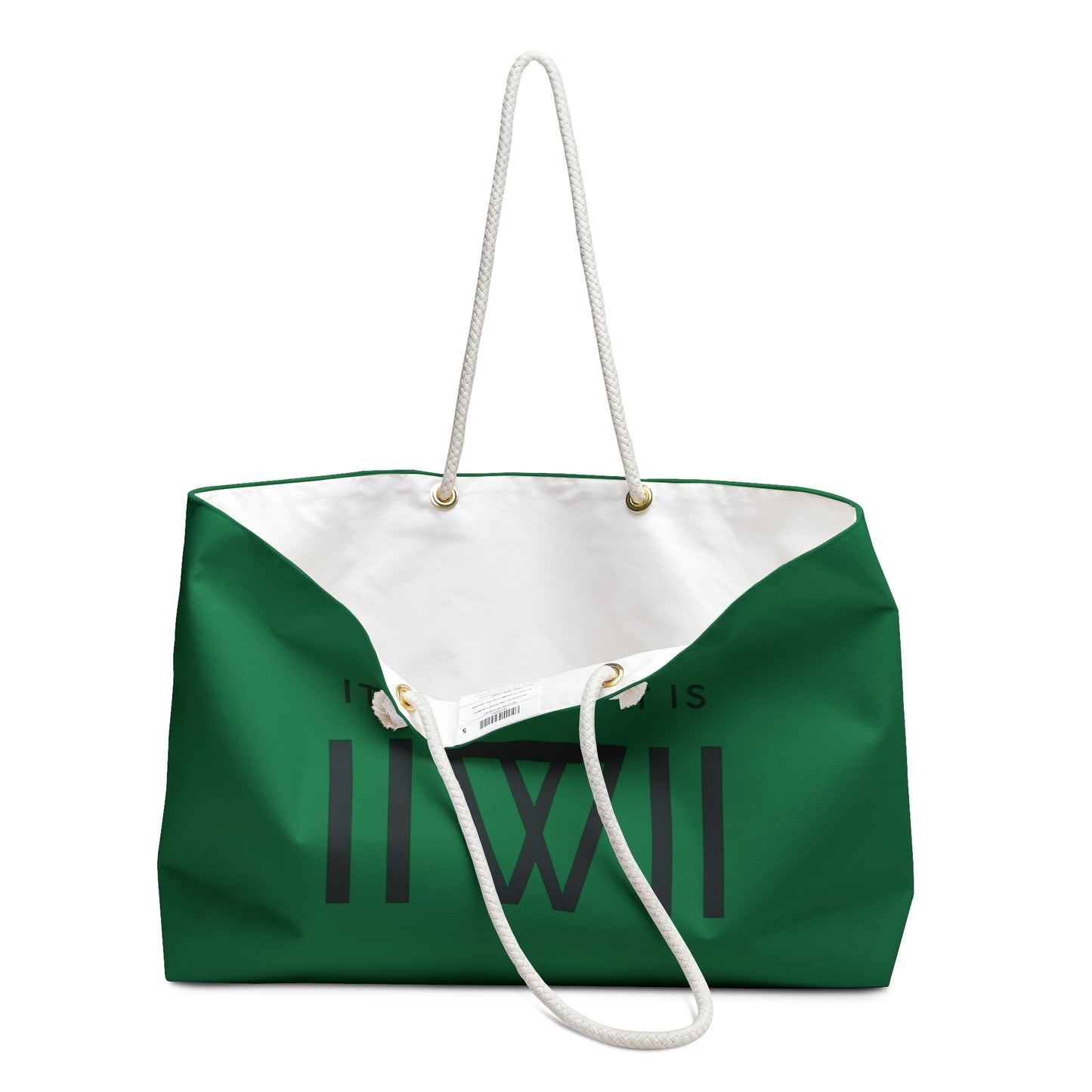 The Weekender Bay - IIWII logo branded Travel Bag