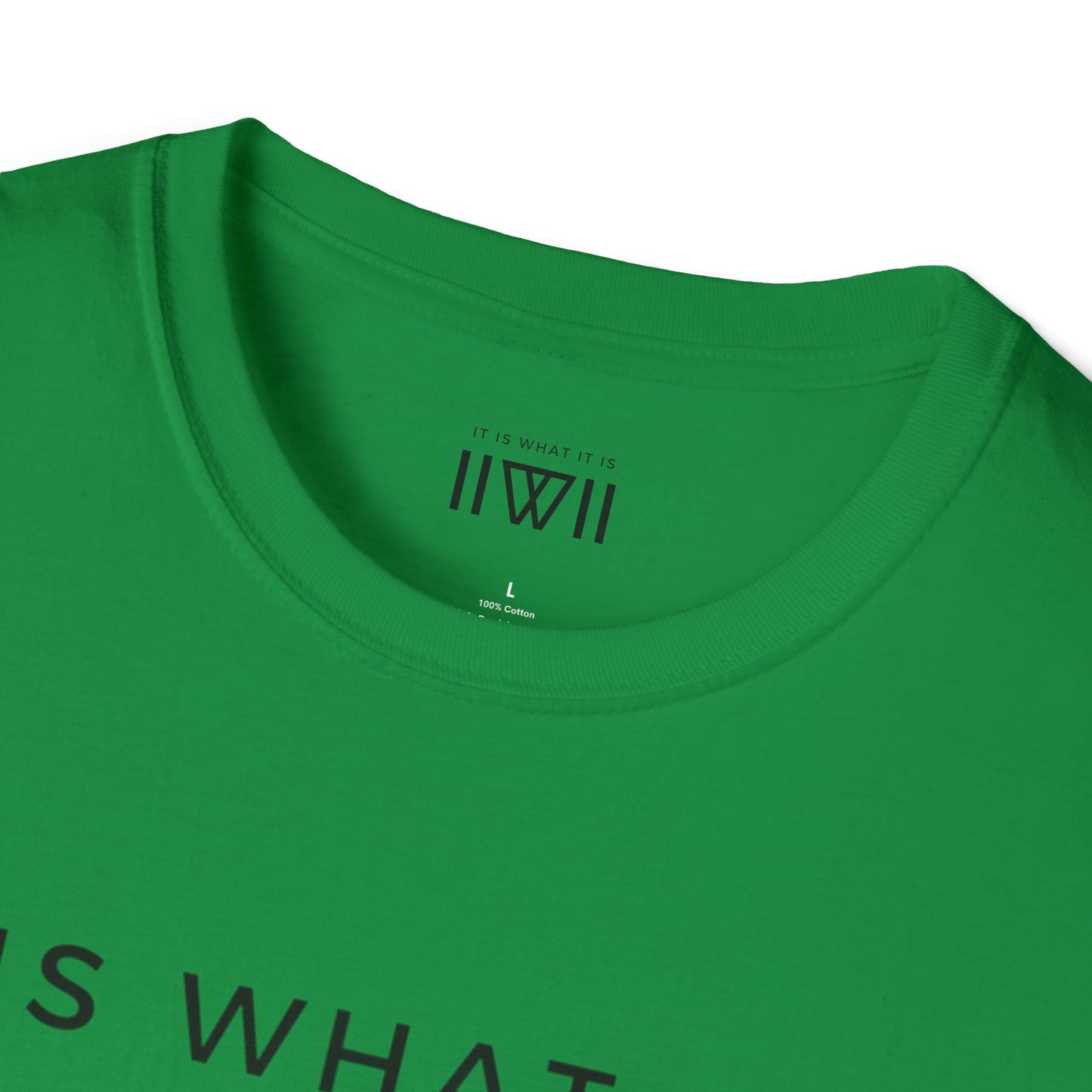 T-Shirt - The Big Logo - IIWII "It Is What It Is" Unisex Soft style T-Shirt tee