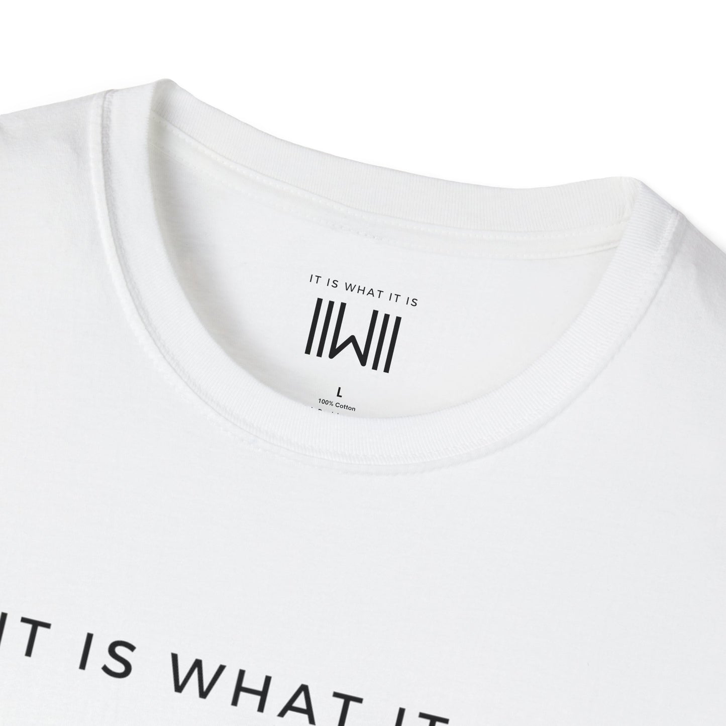 T-shirt - IIWII "It Is What It Is" Unisex Softstyle T-Shirt tee