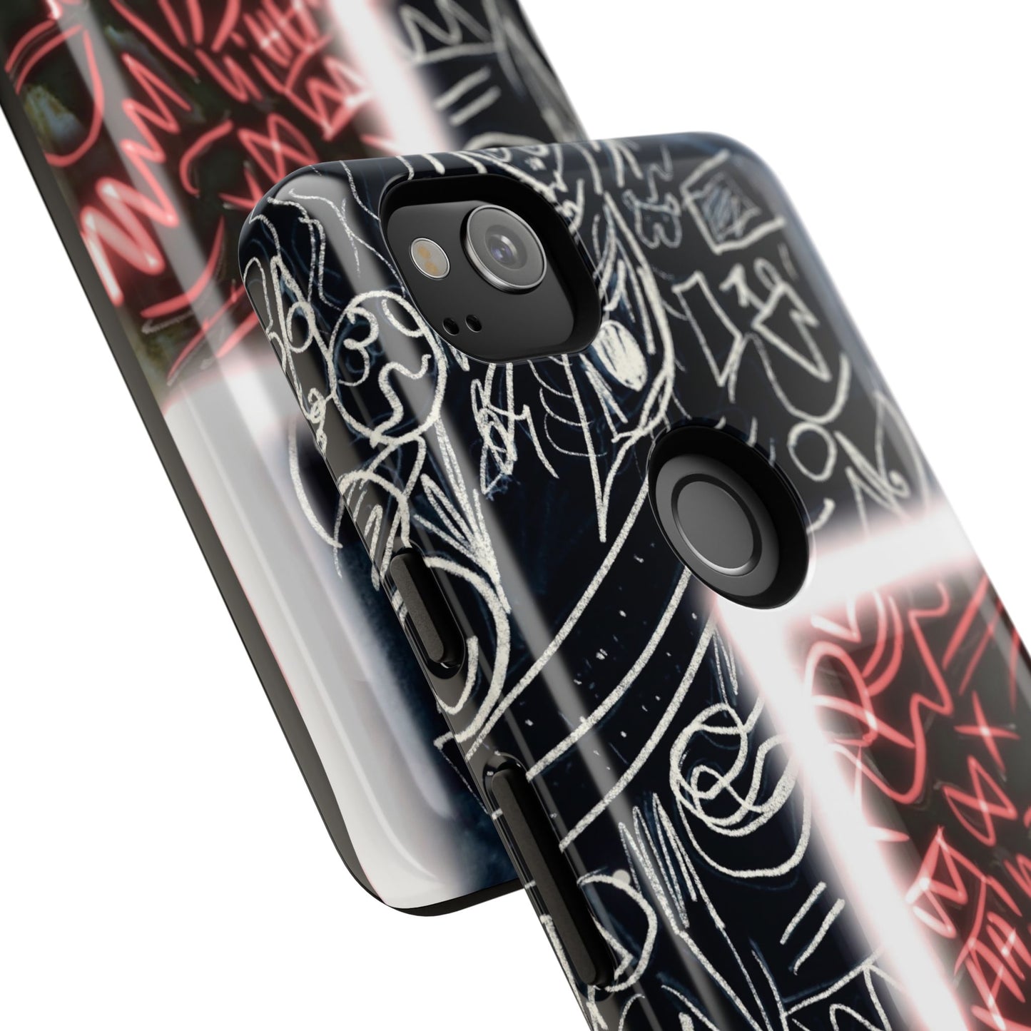 Artistic Phone Case - Unique Design with Quote