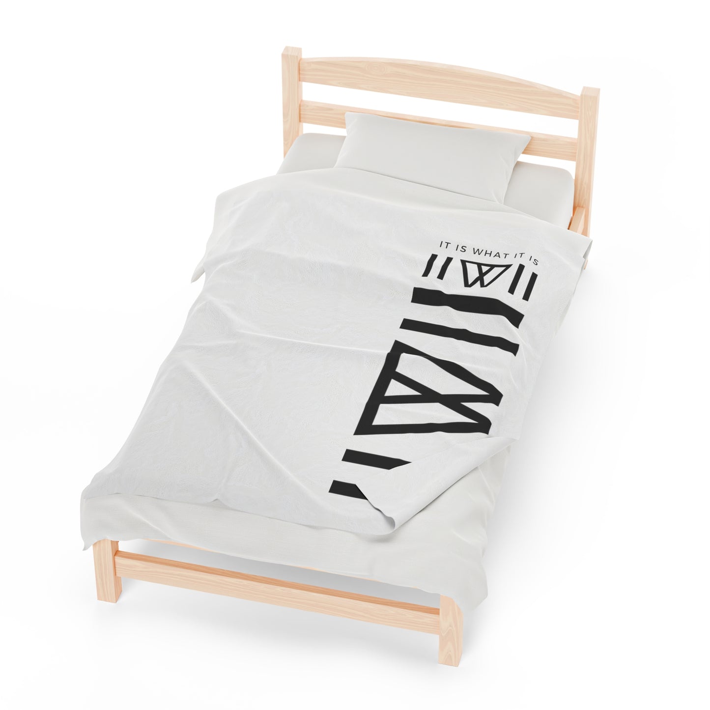 IIWII branded *LOGO* Velveteen Plush Blanket