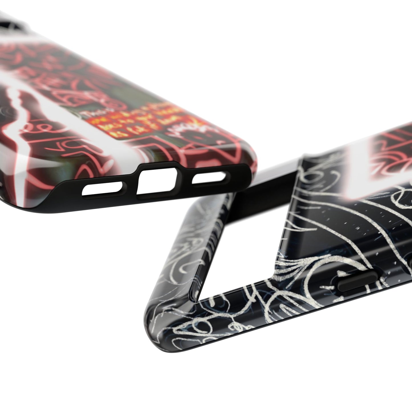 Artistic Phone Case - Unique Design with Quote