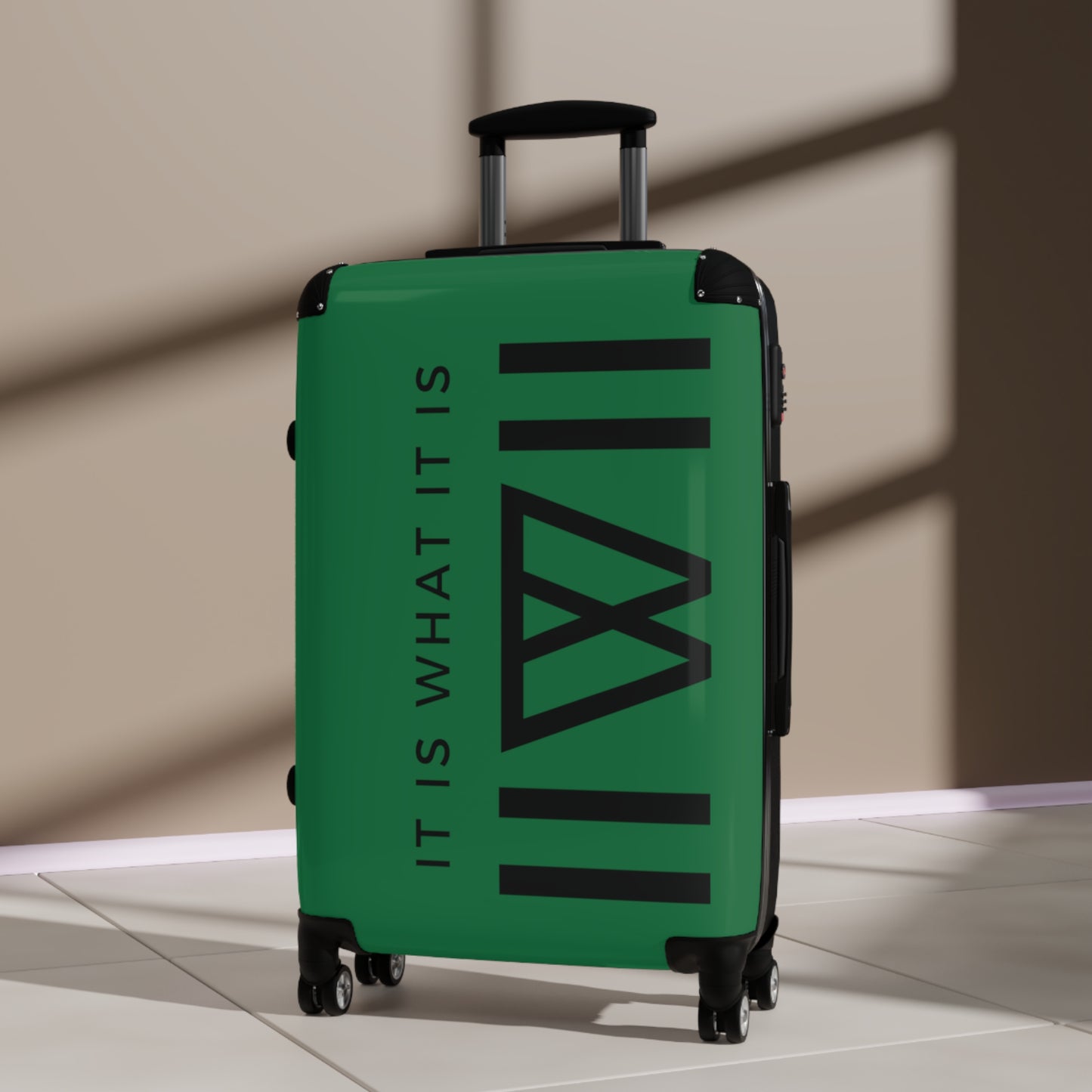 Suitcase *Limited Edition (Green & Black) - IIWII logo branded Suitcase