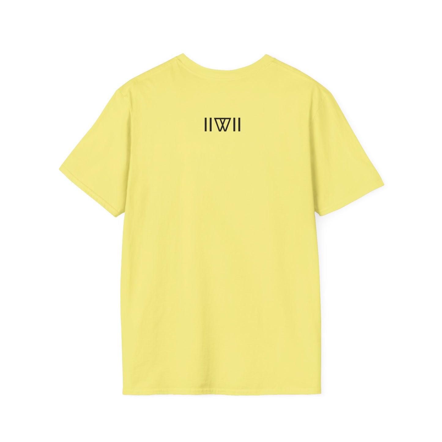 T-Shirt - The Big Logo - IIWII "It Is What It Is" pastel rainbow Unisex Soft style T-Shirt tee